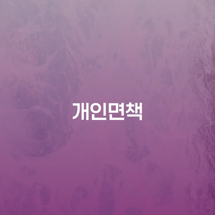 개인회생 대출 받은 돈채무조정 잘하는 곳